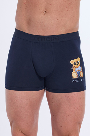 Valentinstag Herren-Boxershorts Tattoo Cornette Marineblau 280