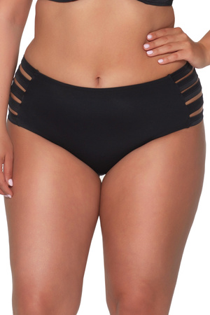 Bathing panties with stripes Ava SF 13/7 black