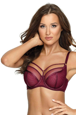 Ava burgundy AV 1923 soft underwire bra