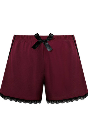 Mefemi – Margot – Burgunderrote Schlafshorts