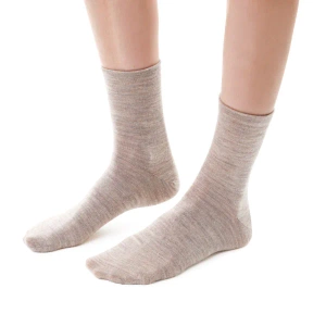 Steven women's merino wool socks, beige 130
