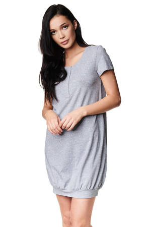 Gray Zelda Henderson cotton nightgown 39216