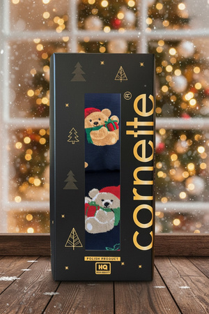 Cornette Men's Christmas Set Boxers and Socks 914/02