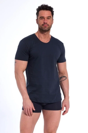 Authentic Cornette short sleeve T-shirt graphite 202