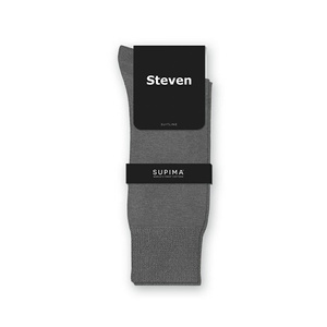 Steven Supima Cotton Men's Socks Gray 157