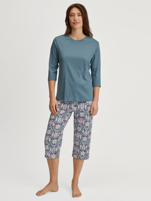 Calida Autumn Dreams Damen Pyjama Steel Blue 42155