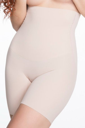 Julimex women's high slimming Bermuda shorts beige 269