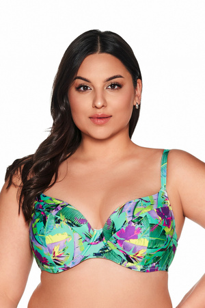 Padded swim bra Ava SK 210 vibrant green