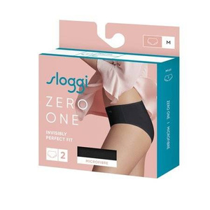 Sloggi zero one midi 2P black panties