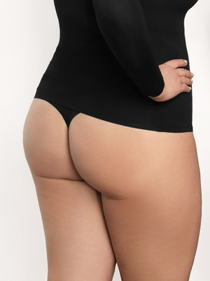 Corin Kylie nahtloser Damen-String schwarz 33770