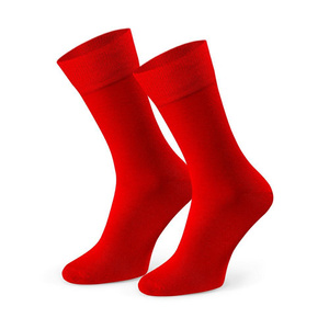 Steven Herrenanzugsocken aus Baumwolle rot 056