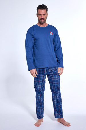 Cornette Never 4 men's cotton pajamas blue 124/189