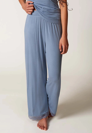 Women's modal trousers Skiny blue 082616