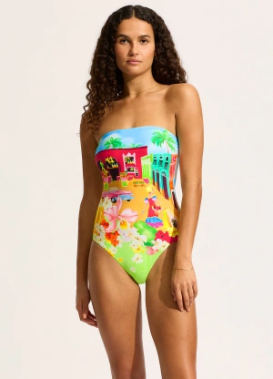 Cuba Seafolly Australia 11099 One Piece Swimsuit