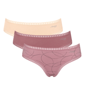 Sloggi go crush hipster C3P 3er Pack Pastell V002 Damen Slips