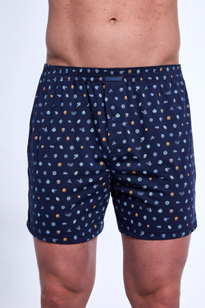 Men's loose cotton Comfort Cornette boxer shorts navy blue 002/312