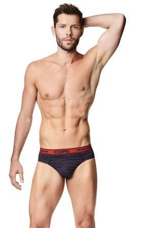Men's Briefs 2pack Area Henderson navy-orange 39403