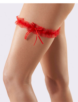 Garter Grenada plus size Julimex PW-98 red