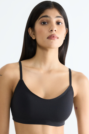 Sloggi Free Evolve P weicher bügelloser BH, schwarz