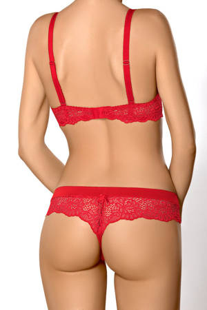 Nipplex Claudia women's thong, red