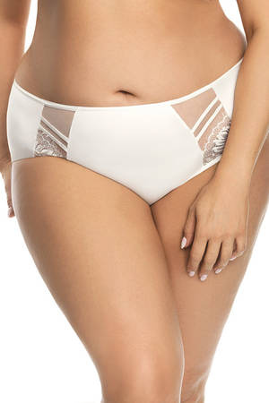 Gorsenia K497 Paradise Damen-Midi-Höschen, Creme