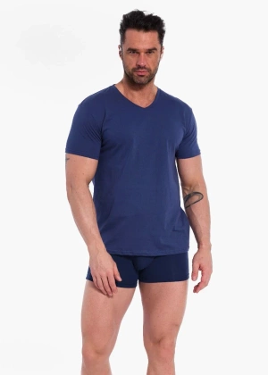 Cornette Authentic 201 Denim Kurzarm-T-Shirt