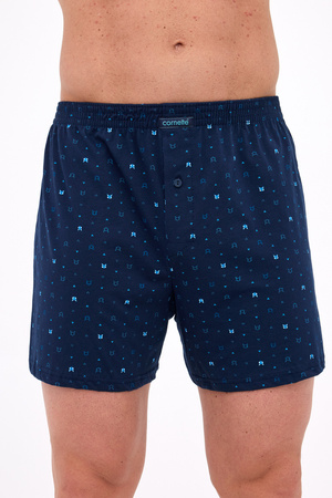 Men's loose cotton Comfort Cornette boxer shorts navy blue 002/328