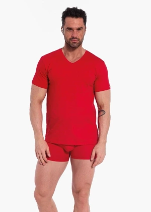 Cornette Authentic 201 T-Shirt kurzarm rot