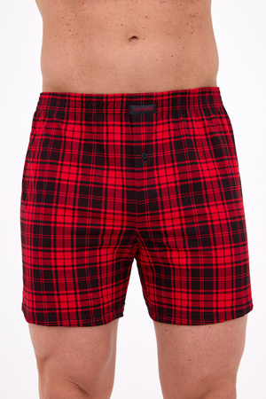 Men's loose cotton Comfort Cornette boxer shorts red 002/324