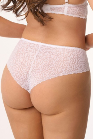 Cotton women's panties with lace Babell white BBL201