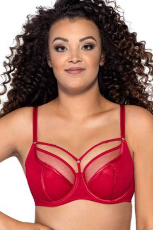 Ava red AV 1923 soft underwire bra