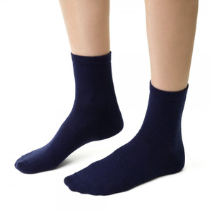 Steven Damensocken aus Merinowolle, Marineblau 130