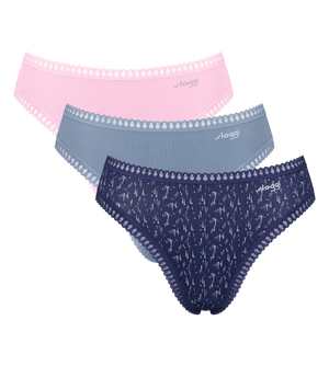 Sloggi go crush high leg panties C3P 3pack pastels V004