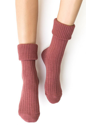 Steven Women's Wool Sleeping Socks Rose 067