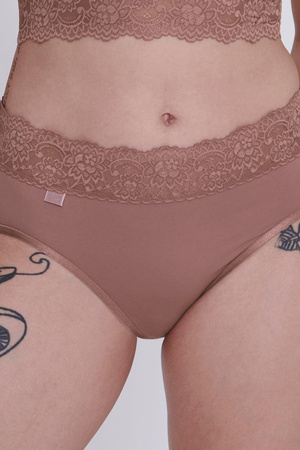 Sloggi Romance Midi Mokka Damenhöschen