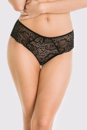 Women's lace panties Mediolano Julia black 19167