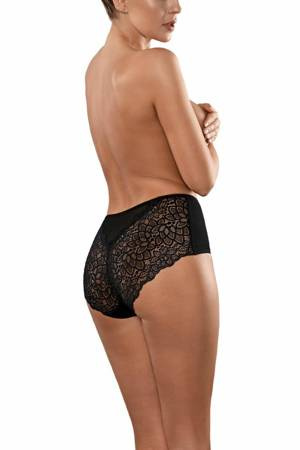 High cotton panties Babell black BBL143