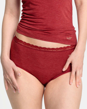 Speidel women's maxi bamboo panties burgundy 9719