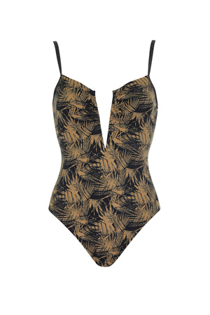 Olympia 32014 black swimsuit with shiny thread