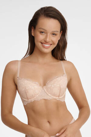 Galia Henderson push-up bra, beige 41075