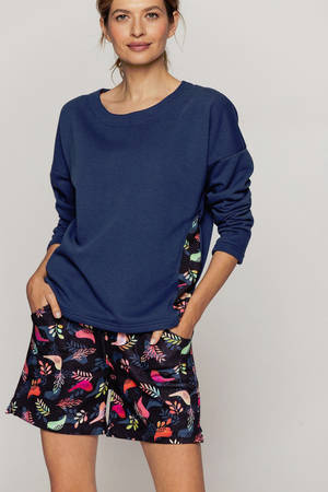 Women's pajamas cotton Cana 932 navy blue