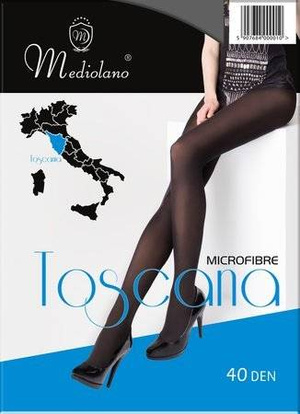 Mediolano Toscana 40DEN schwarze Mikrofaserstrumpfhose