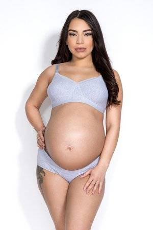 Nursing bra Mitex mama basic milky grey