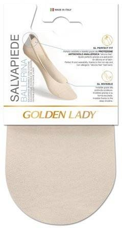 Damen-Ballerinafüße Golden Lady beige PBP/2 Paar
