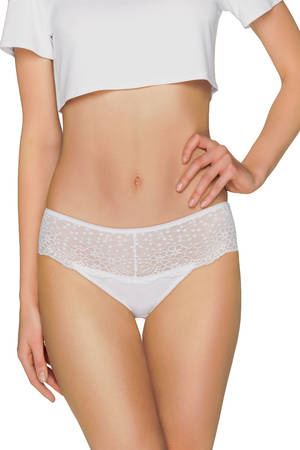 Babell Damen Viskose Slip weiß BBL162