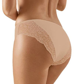 Women's tai panties with lace Babella beige BBL048