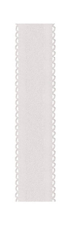 Riemen Metallband 18mm Julimex RB-406 weiß