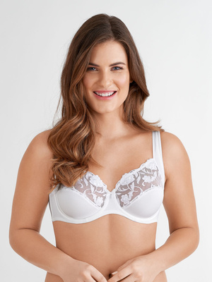 Soft underwired bra Moments Felina white 519