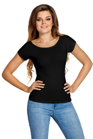 Kiti Babell Damen Kurzarm T-Shirt schwarz