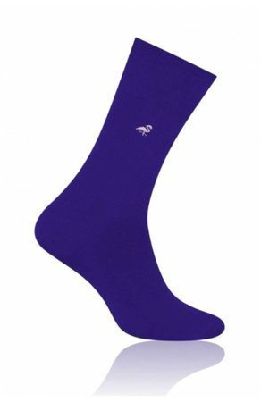 Gemusterte Herrensocken More 051 blau 51